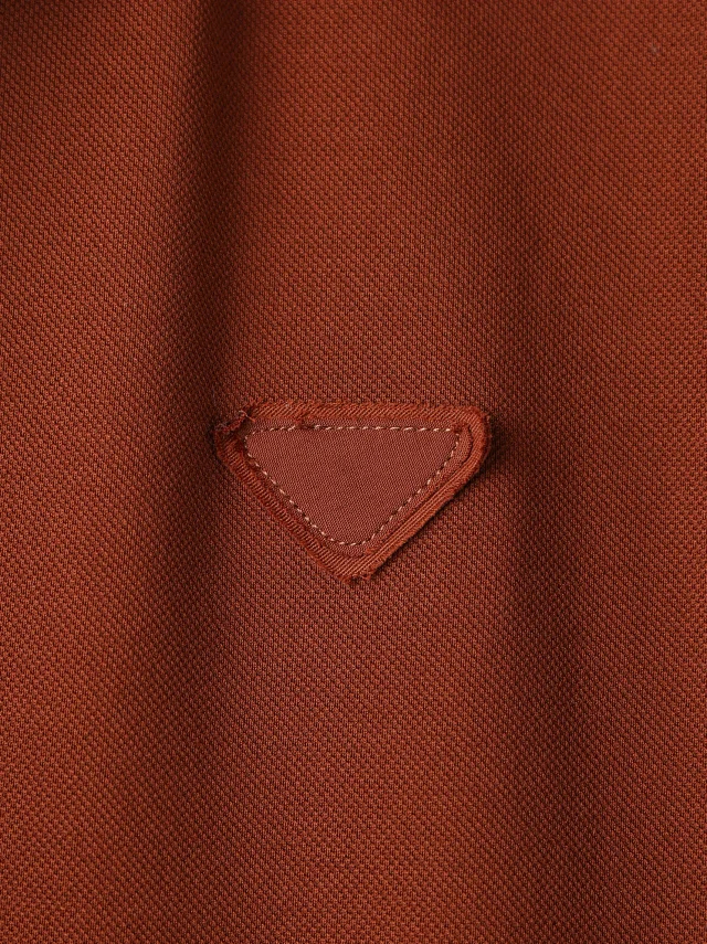Item ID 9050 PRA pure cotton fake two-piece polo shirt with new color scheme, chest patch with triangular logo