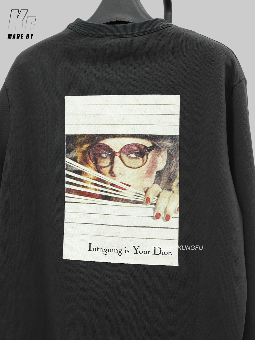 Dior 圆领长袖卫衣 灰色