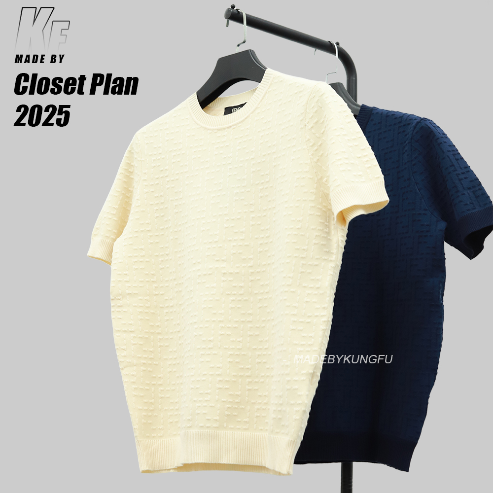 FE jacquard knitting tee