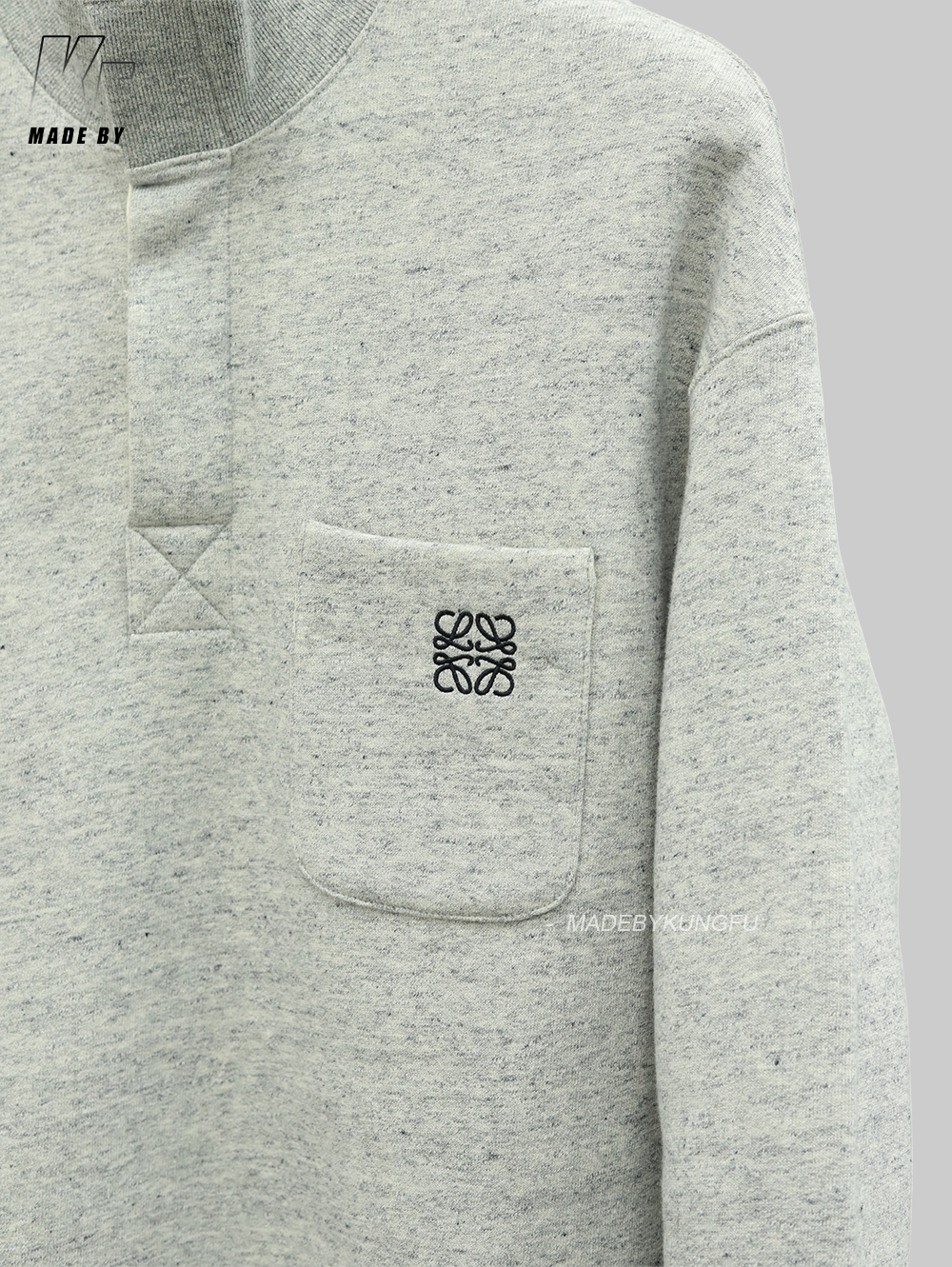 Loe High-neck fleece sweater