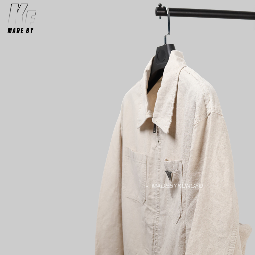 【KF badge】PRA linen jacket