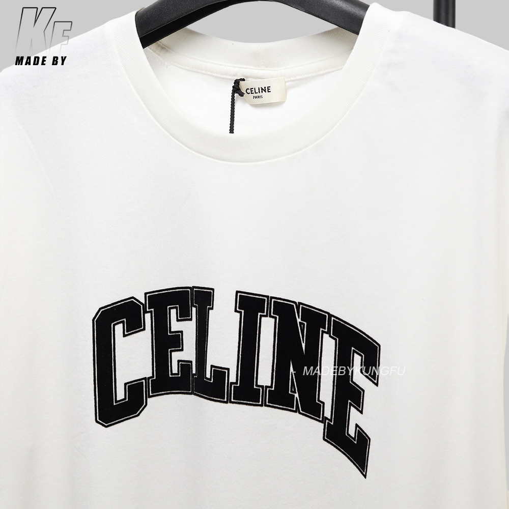 CE Flocking printing tee