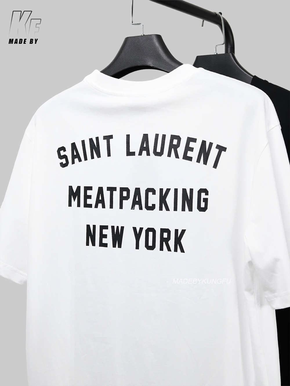YSL back print tee