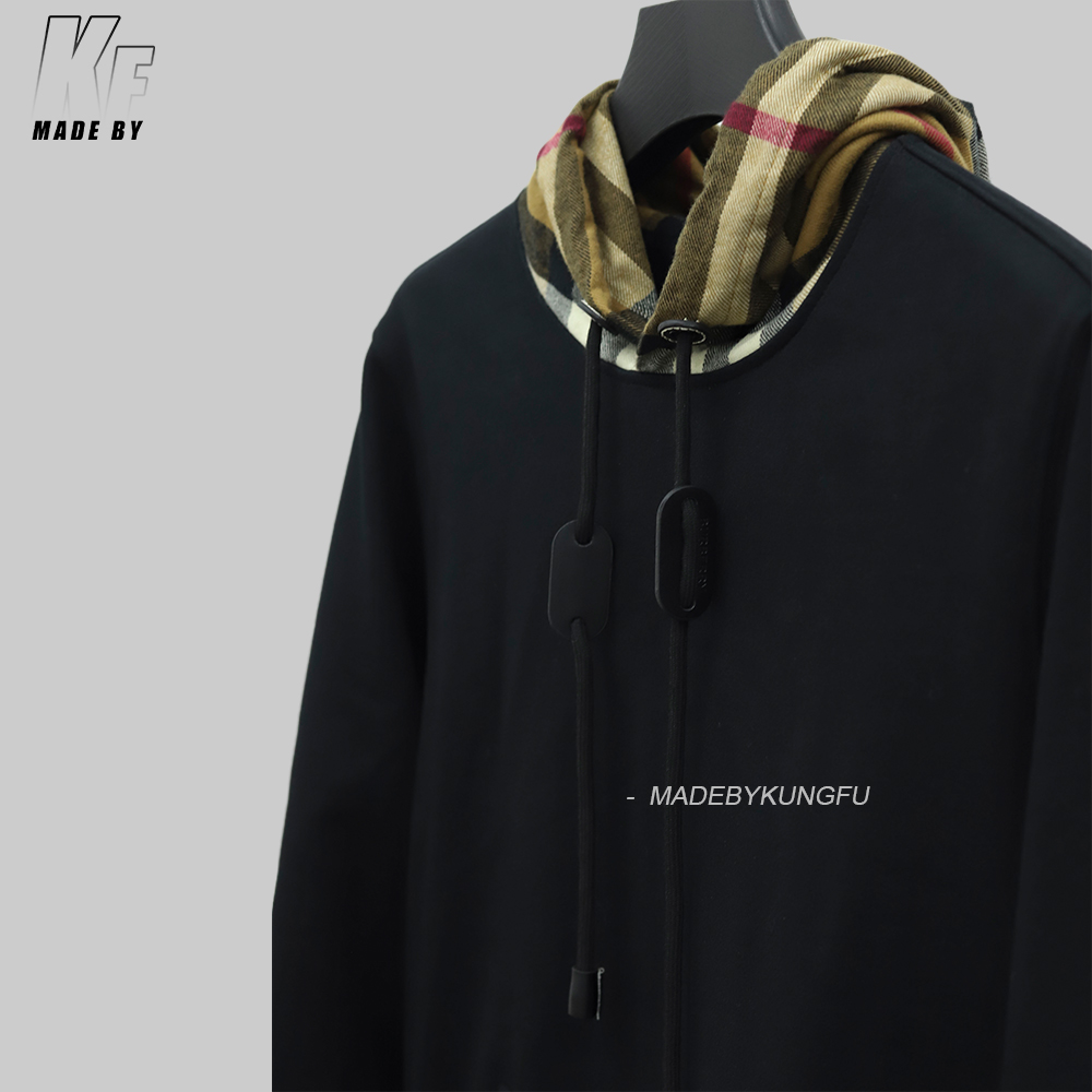 BBR连帽抽绳卫衣 黑色