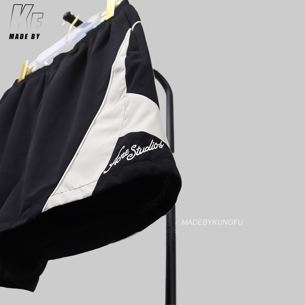 ACNE 3D Embroidered Splicing Shorts