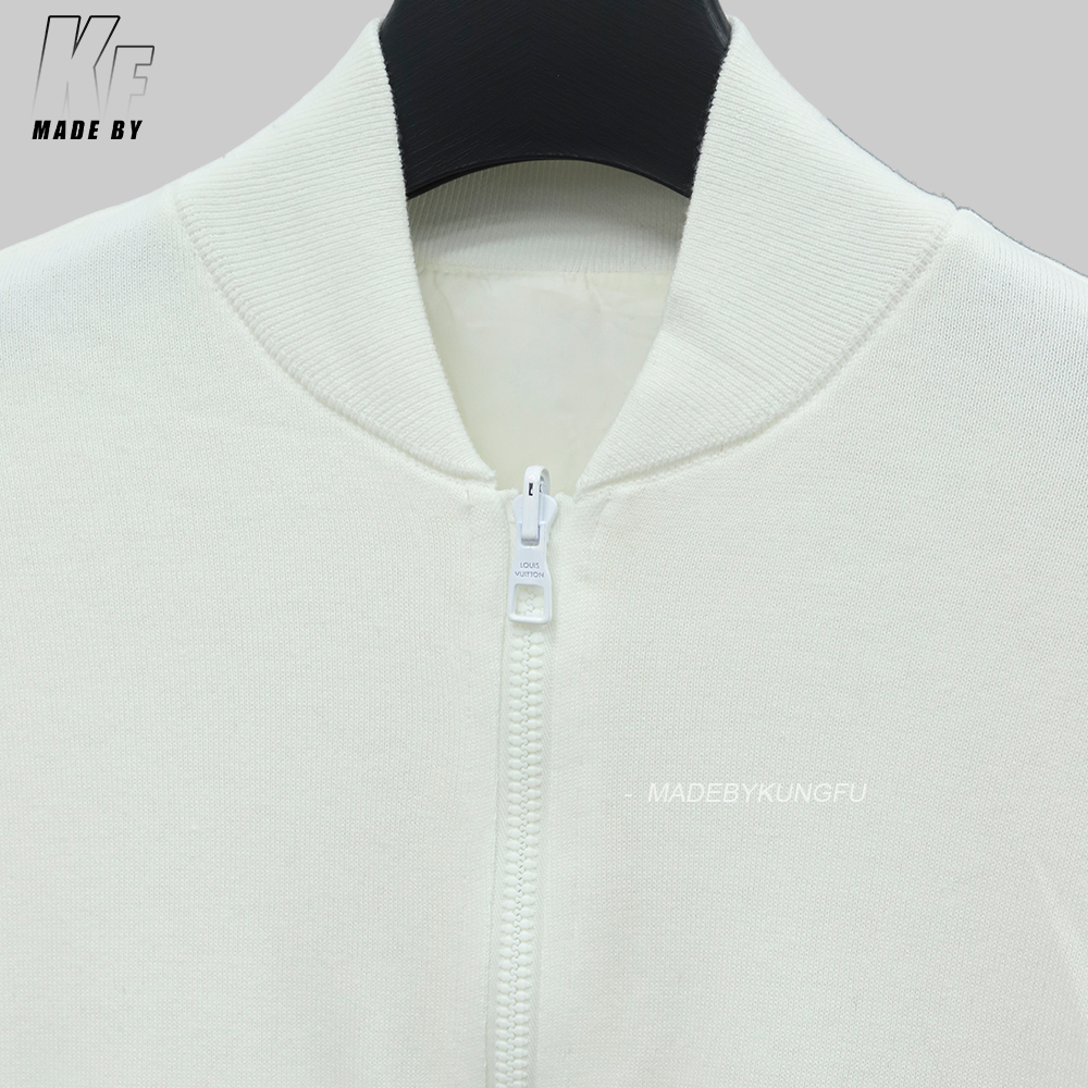 LV两面穿拉链夹克 白色