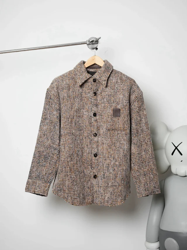 Item ID 9102 LOE 80_Wool composition, full set of custom accessories, SS26 spring and summer series wool blended jacket and shirt