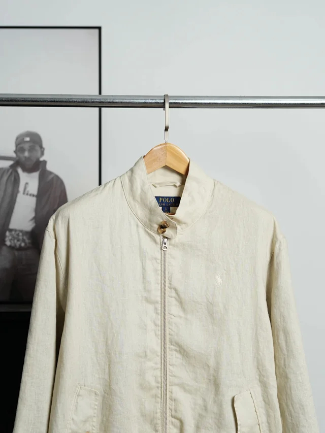 Item ID 9122 Ralph Bedford Linen Long Sleeve Zipper Jacket Standard Edition for Men