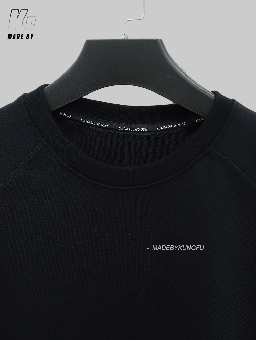 CanadaGoose大鹅圆领卫衣 黑色