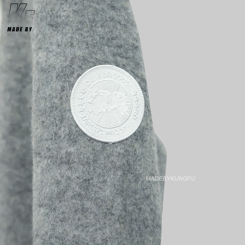 CG stand collar fleece wool jacket