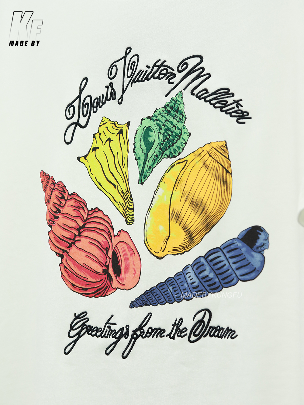 1V Conch Embroidery T-shirt