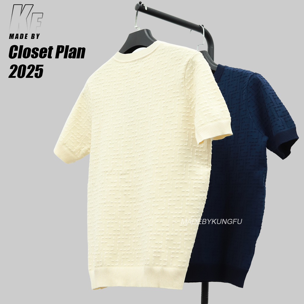 FE jacquard knitting tee