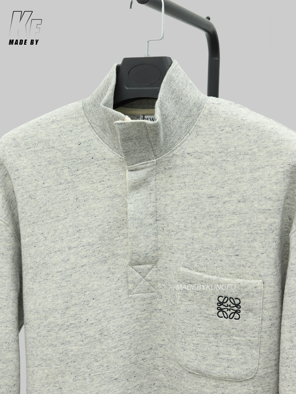 Loe High-neck fleece sweater