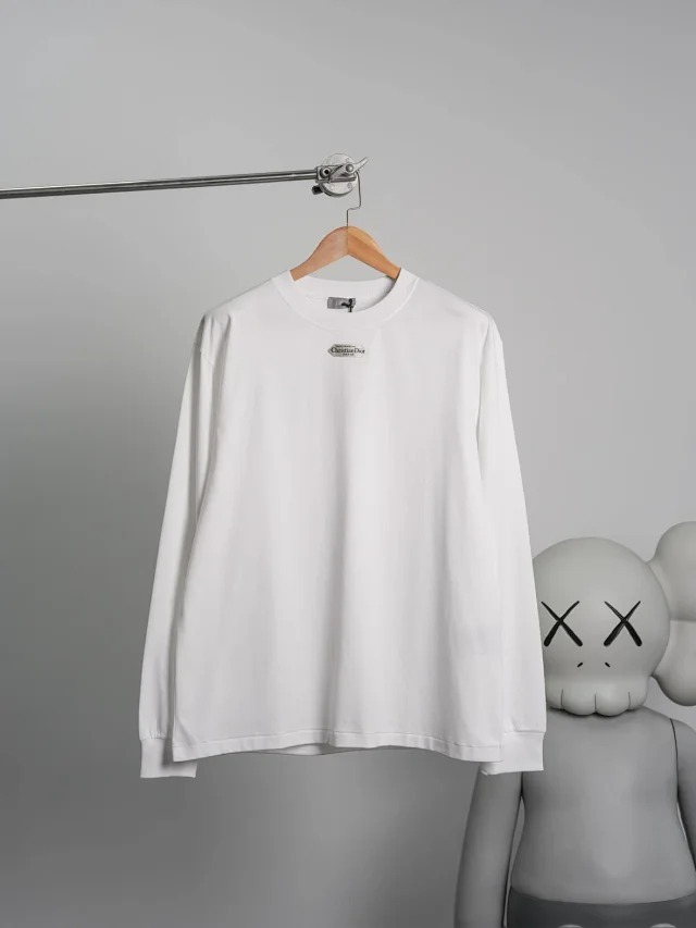 Dior CD Flat knit long sleeved T-shirt