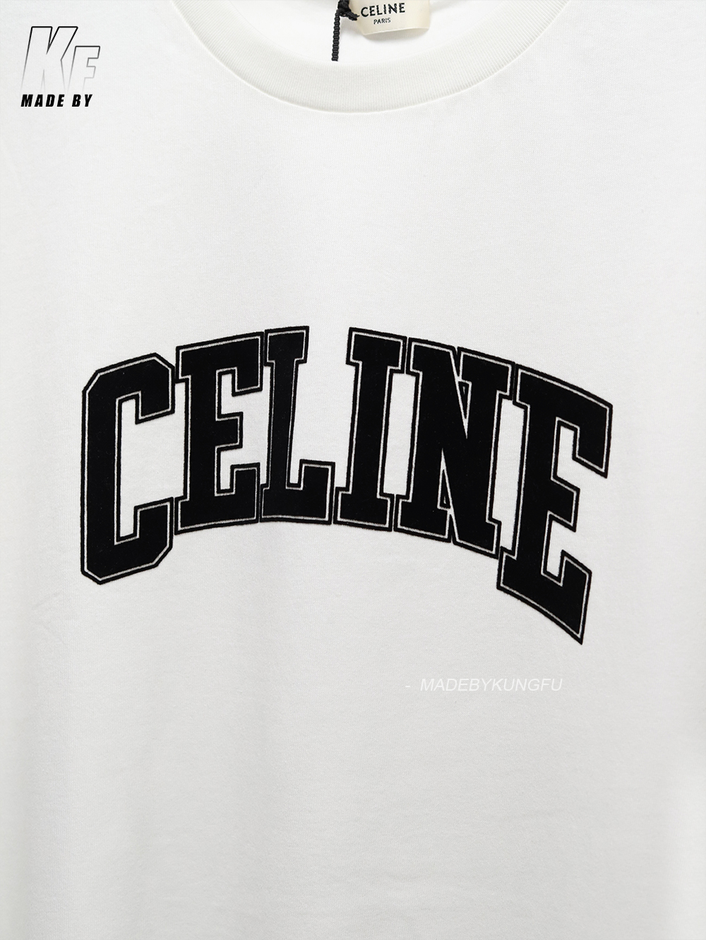 CE Flocking printing tee