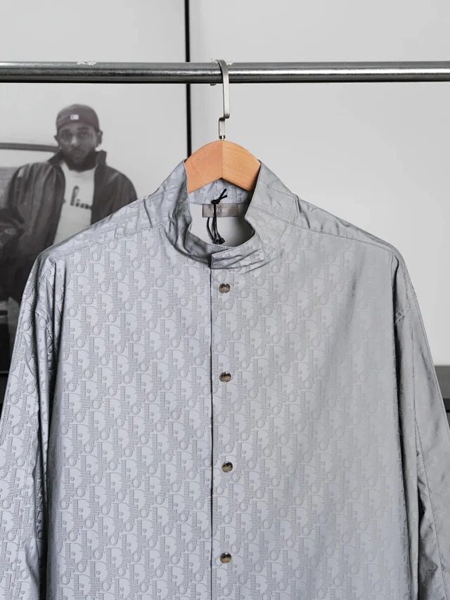 Item ID 9019 D1or Printed reflective oversized shirt