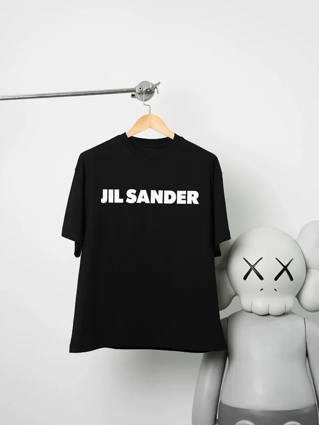 Item ID 9029 JIL SANDER Flat Bottom Round Neck Short Sleeve T-shirt Loose fit