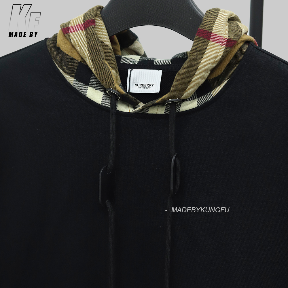 BBR连帽抽绳卫衣 黑色