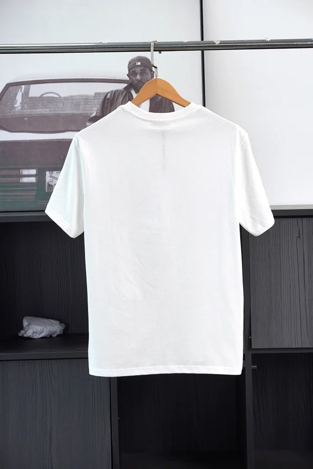 Item ID 9035 Mon x RocNation collaboration solid color left chest logo short sleeved T-shirt