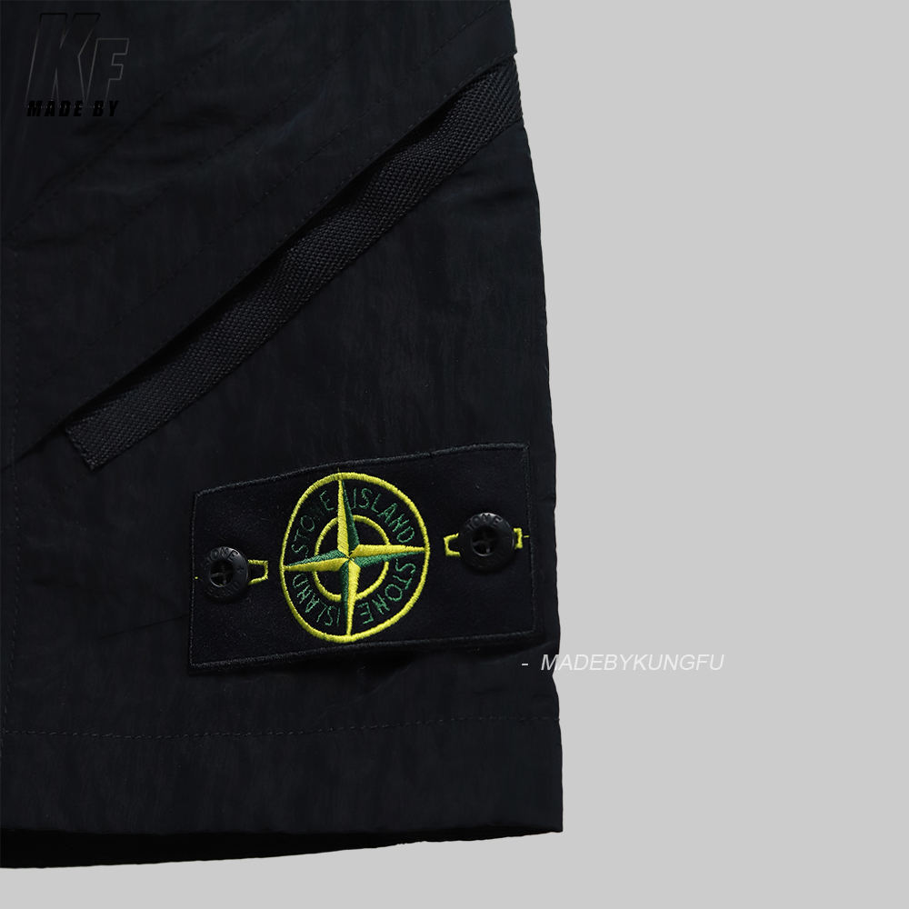 SI metal nylon pleated shorts