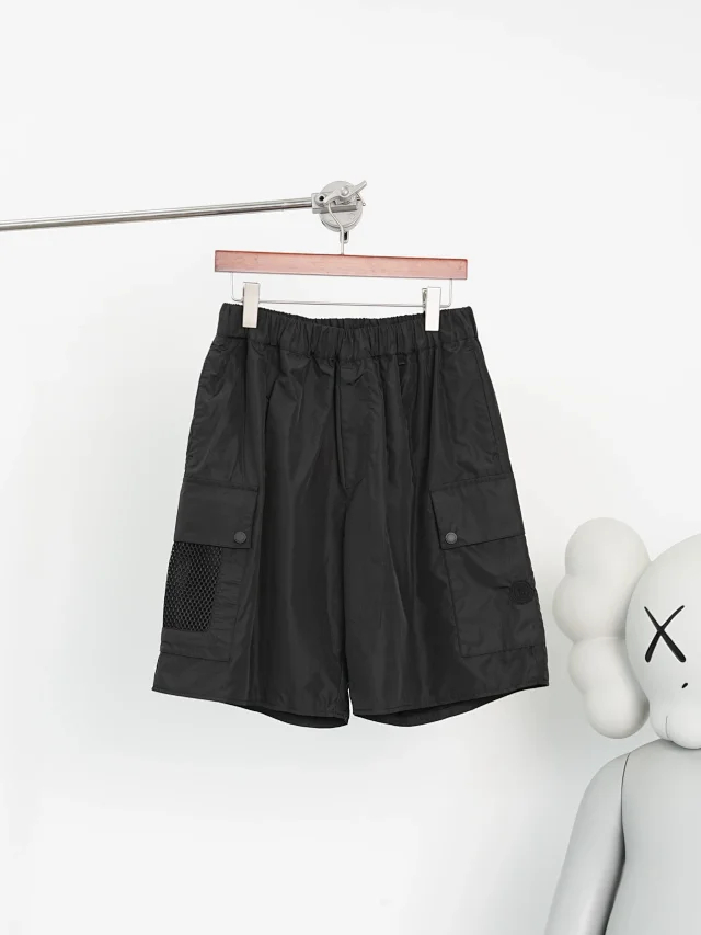 Item ID 9049 Cargo Shorts 50D nylon mesh 20D fine spun main fabric solid color pocket five pack quick drying shorts