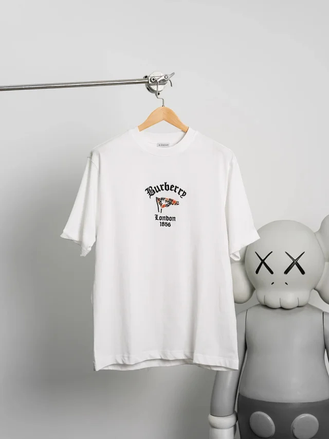 Item ID 9053 BBR Double color optional double embroidery technique round neck cotton knitted T-shirt