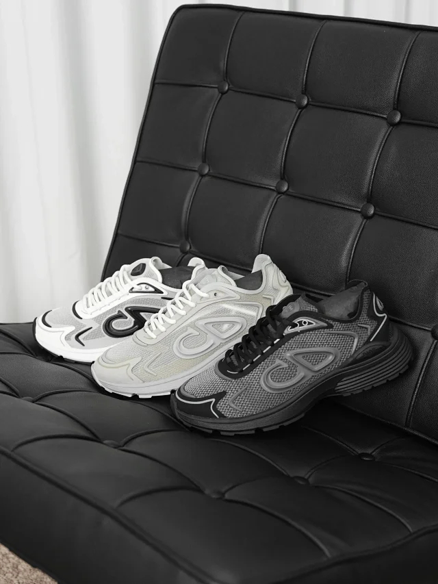 Item ID 9078 D1OR B30 CD logo shoes, simple lace up running shoes, low cut lifestyle casual shoes