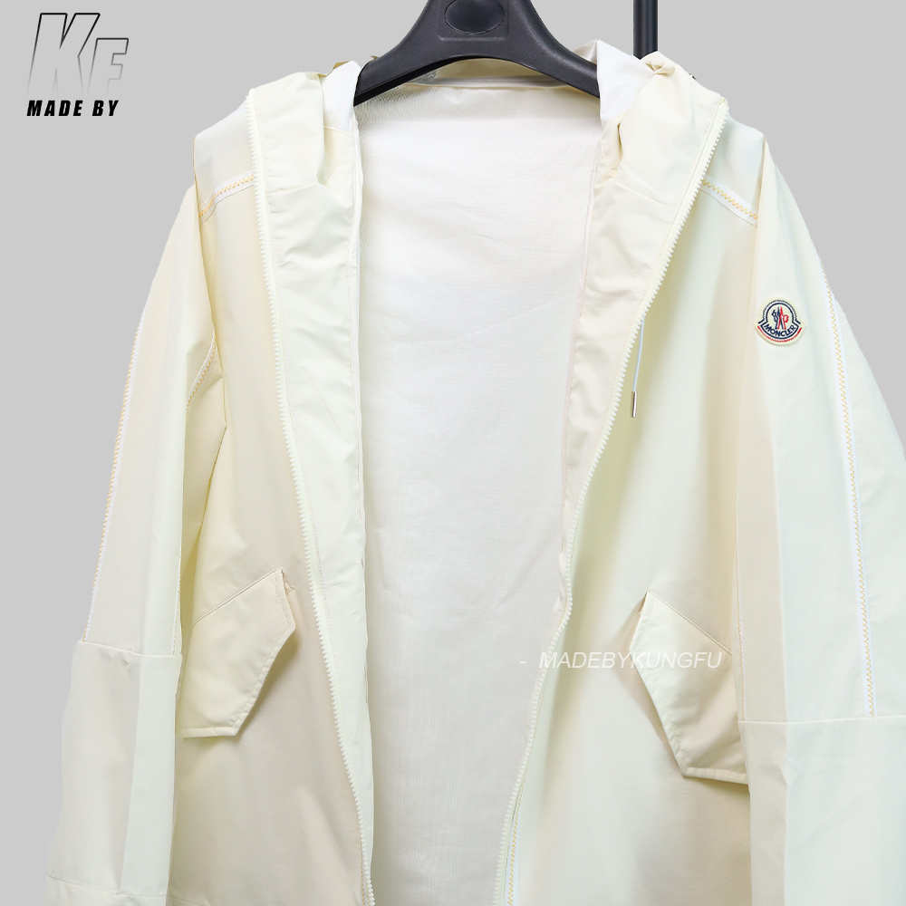 MON Orange stitched windbreaker - tear resistant tech