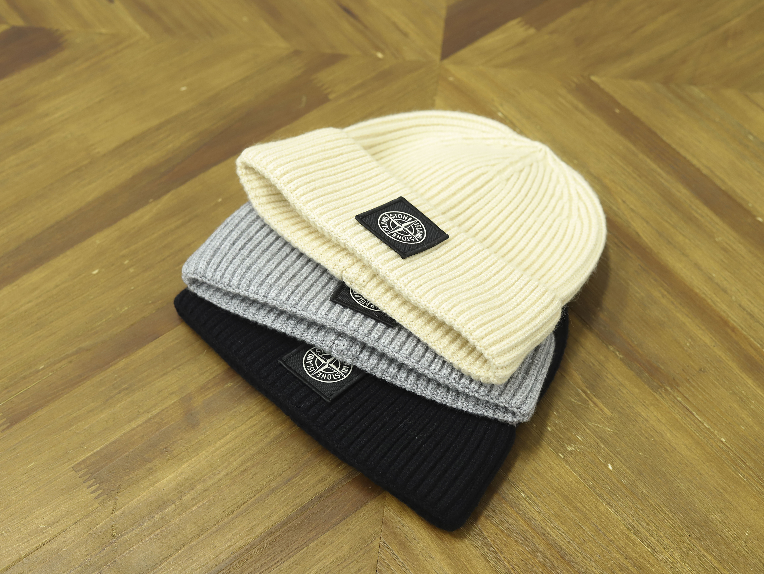 stone island线帽 杏色 灰色 黑色 3