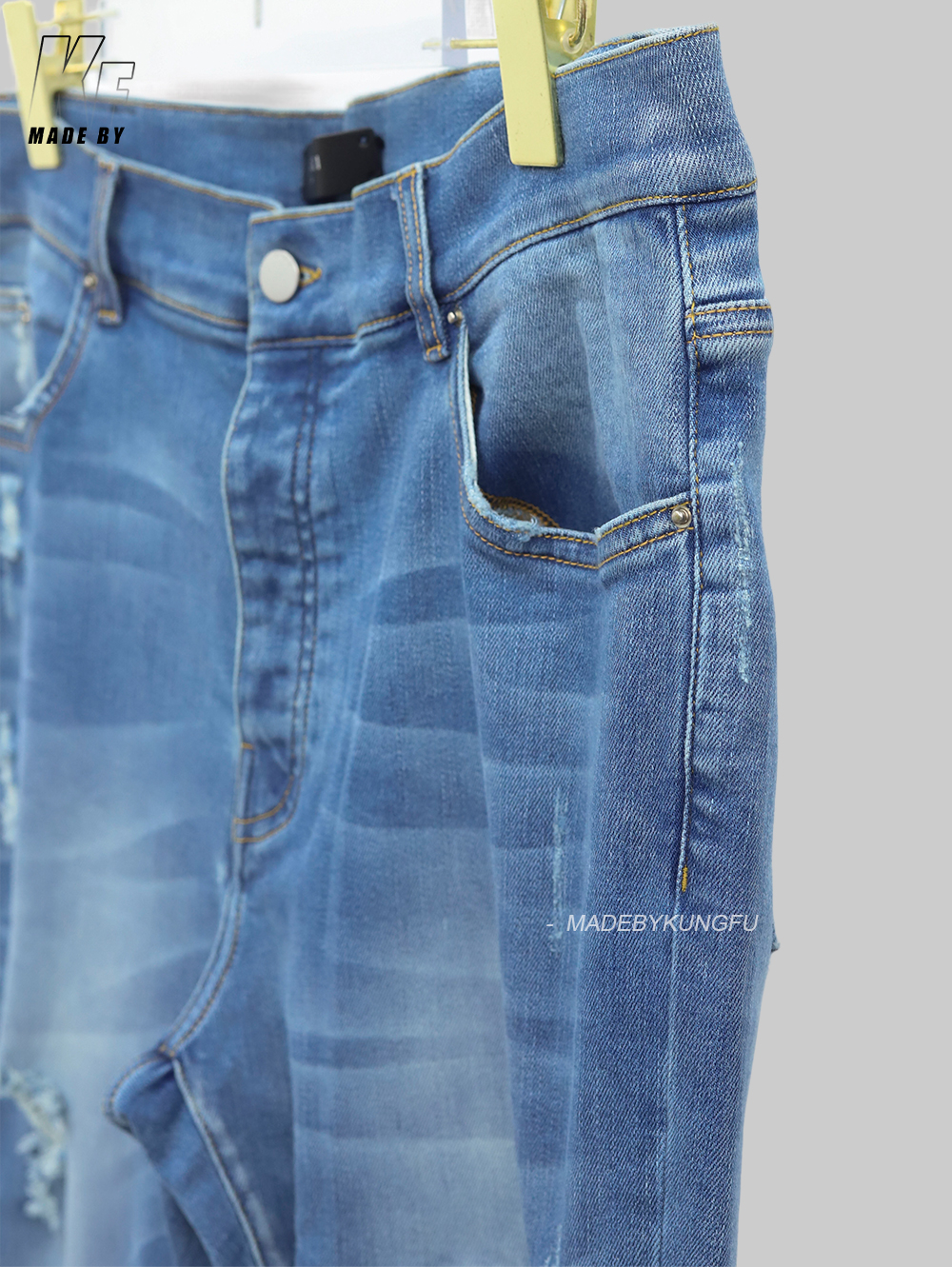 AMIRI牛仔裤 蓝色