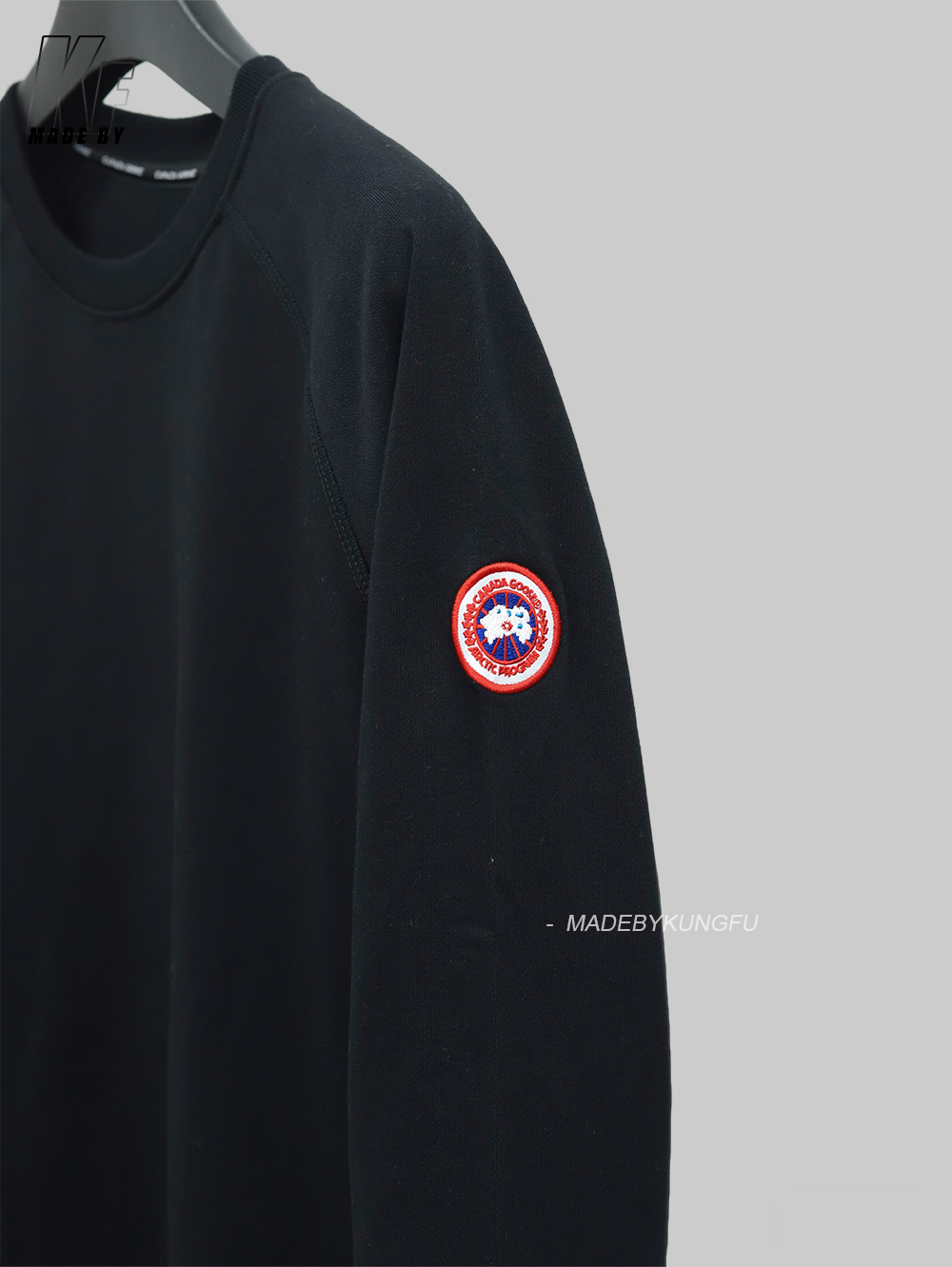 CanadaGoose大鹅圆领卫衣 黑色