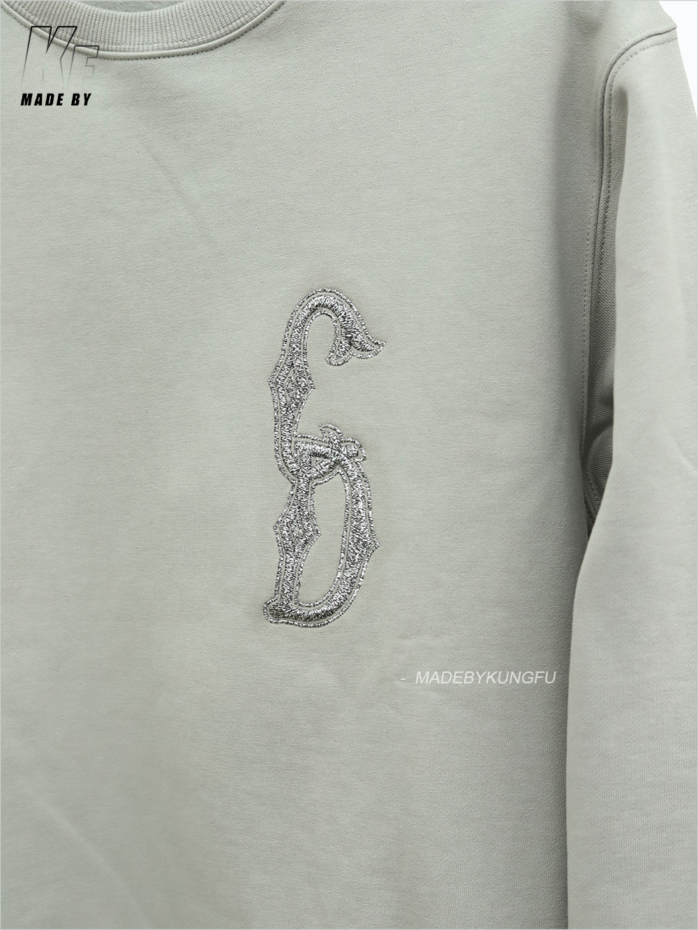 Dior CD字母圆领卫衣 灰色