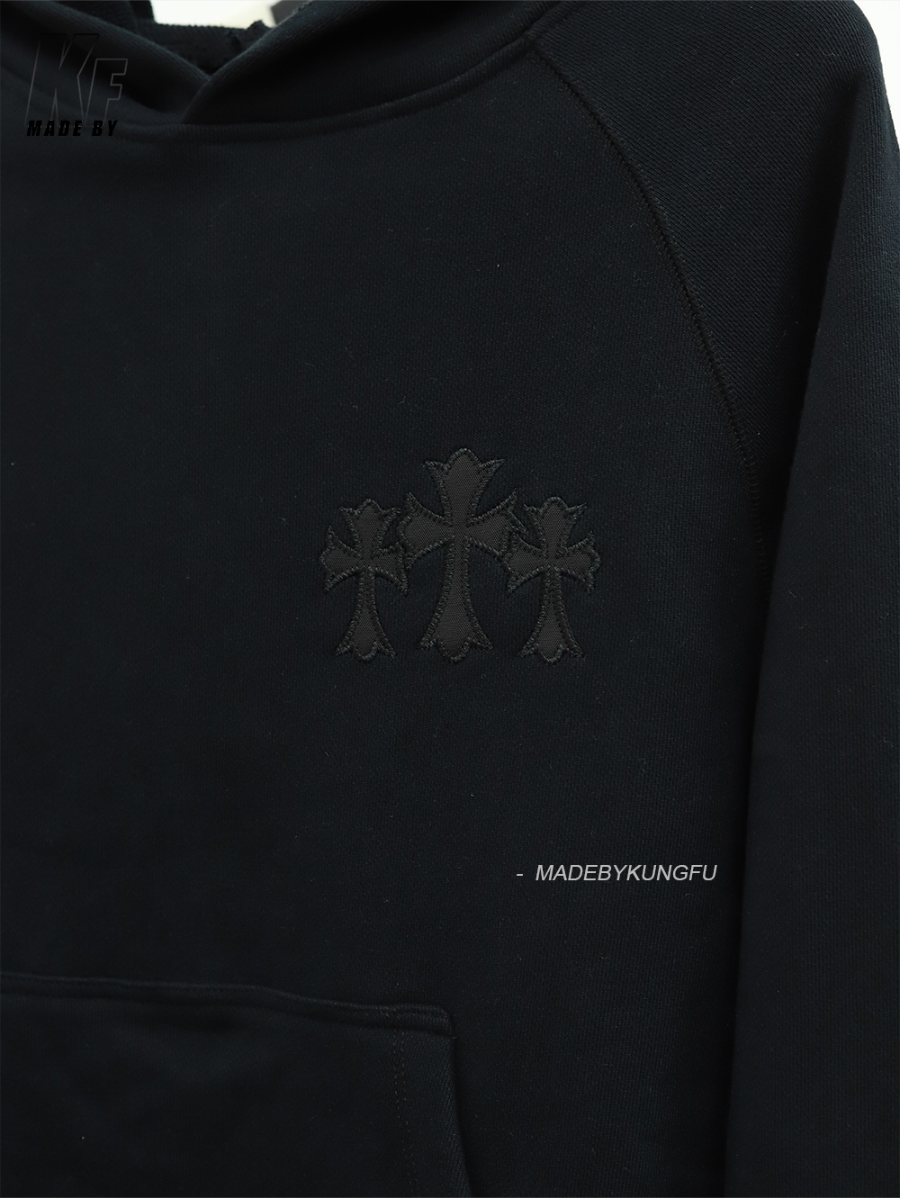 CH克罗心十字连帽卫衣 灰色