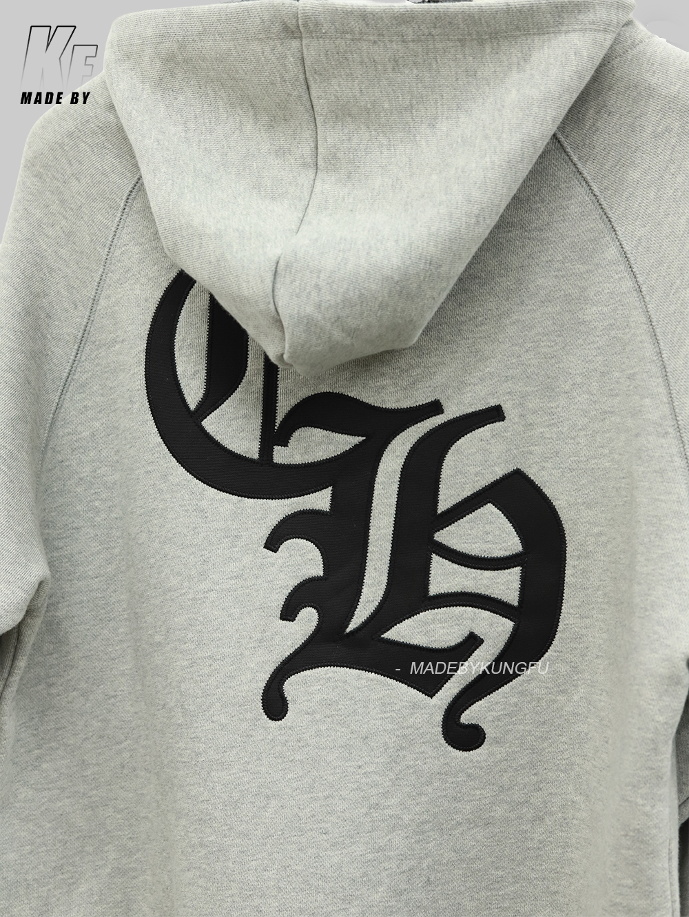 CH克罗心十字连帽卫衣 灰色