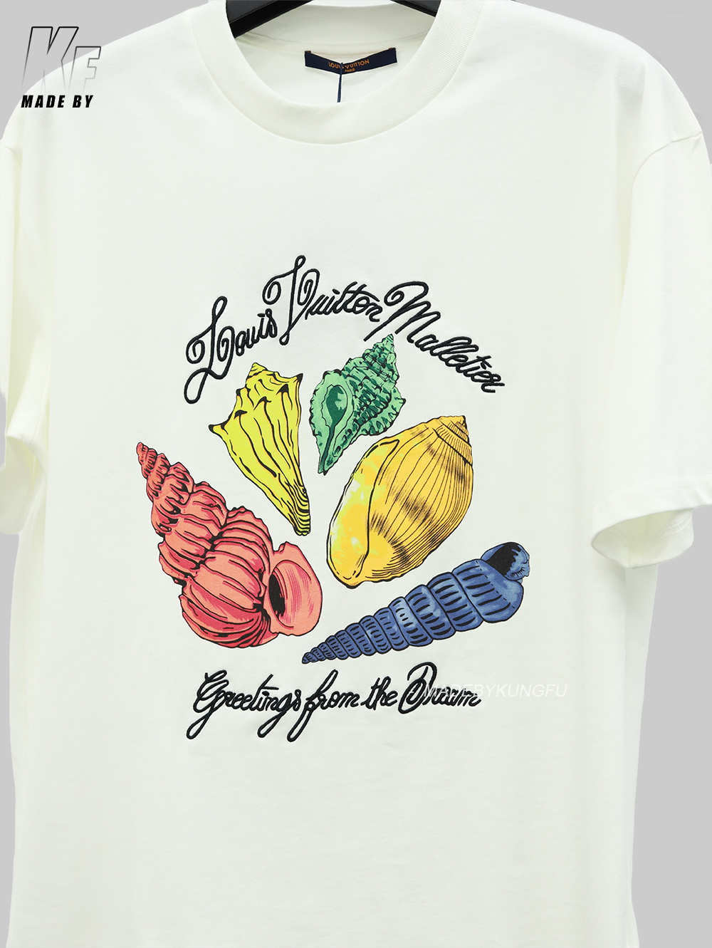 1V Conch Embroidery T-shirt