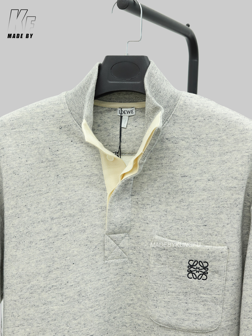 Loe High-neck fleece sweater