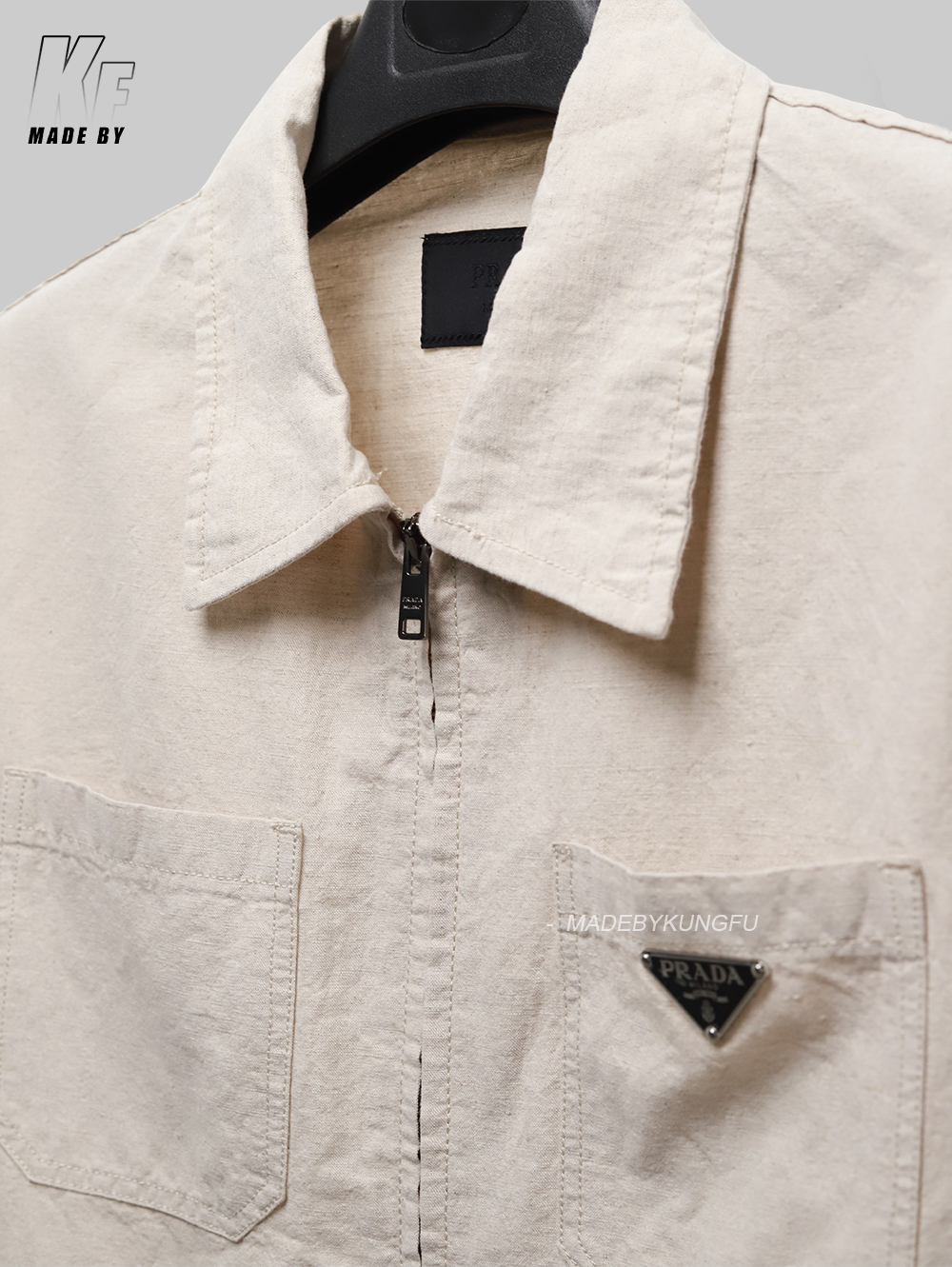 【KF badge】PRA linen jacket