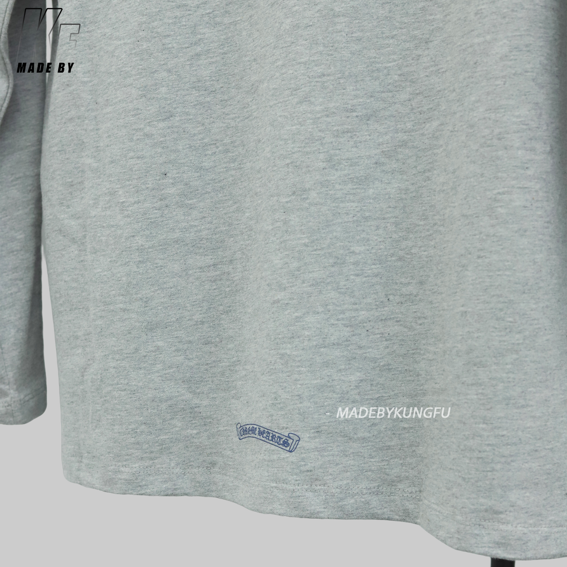 克罗心十字长袖 灰色