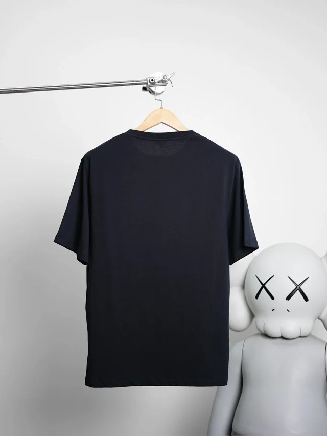 Item ID 9021 Loe×Wain Joint Solid Color Round Neck Short Sleeve T-shirt