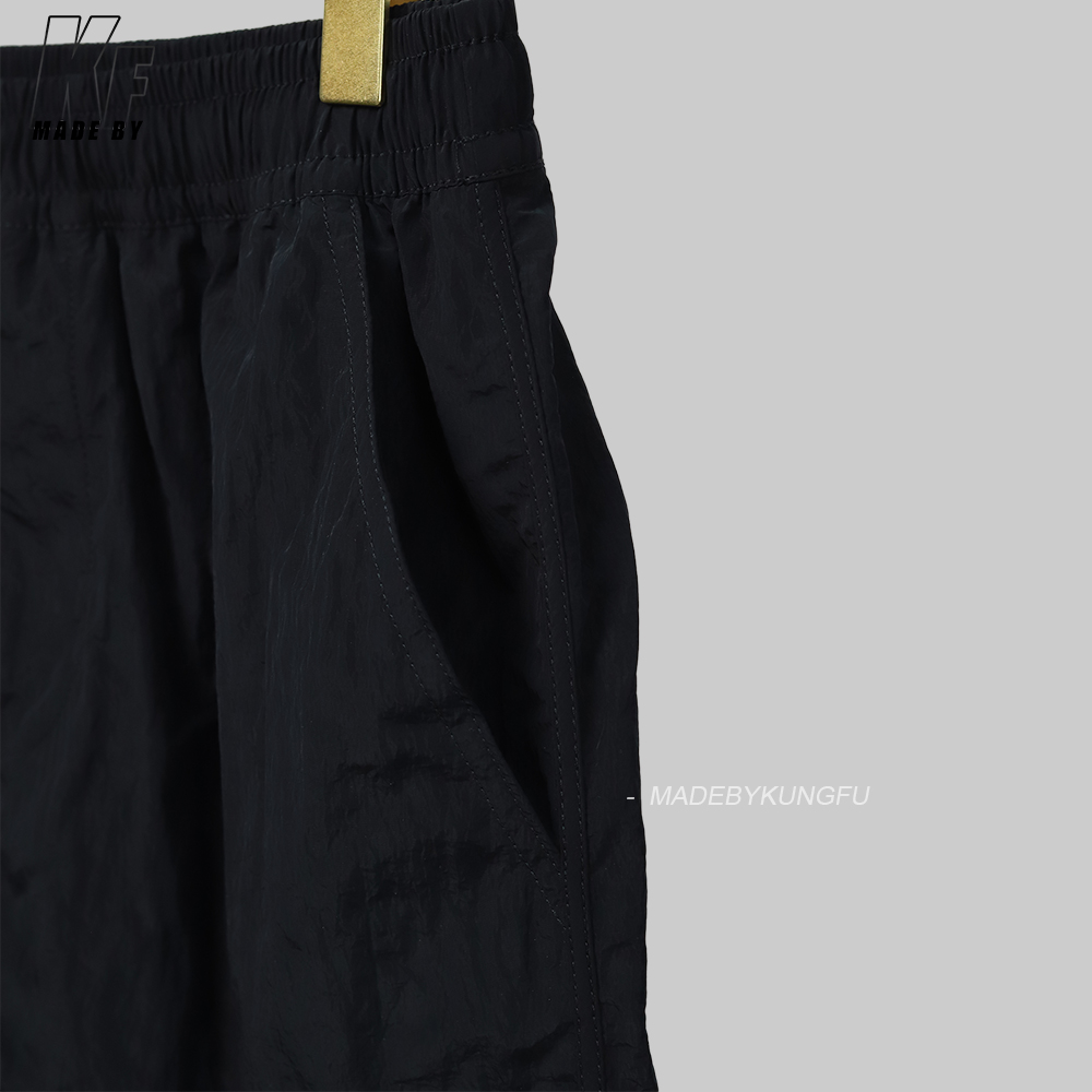 SI metal nylon pleated shorts