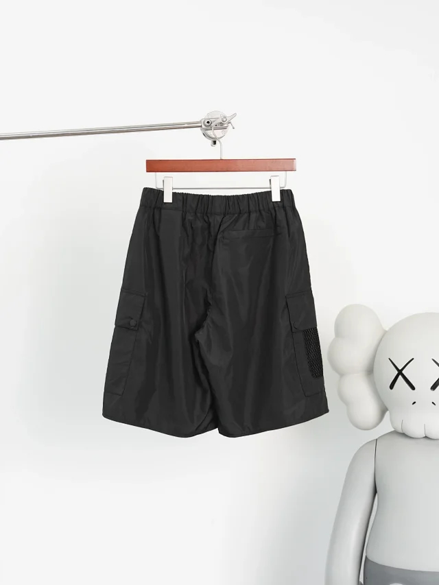 Item ID 9049 Cargo Shorts 50D nylon mesh 20D fine spun main fabric solid color pocket five pack quick drying shorts