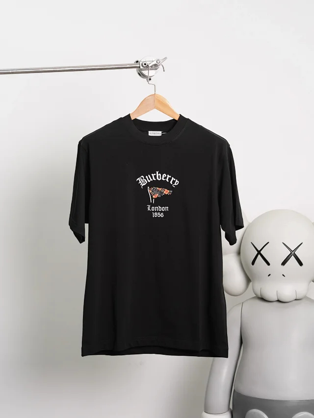Item ID 9053 BBR Double color optional double embroidery technique round neck cotton knitted T-shirt