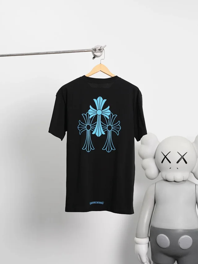 Item ID 9077 CH Multiple Printing Techniques Exclusive Printing Set 200g Lightweight and Breathable Cross Horseshoe T-shirt Unisex