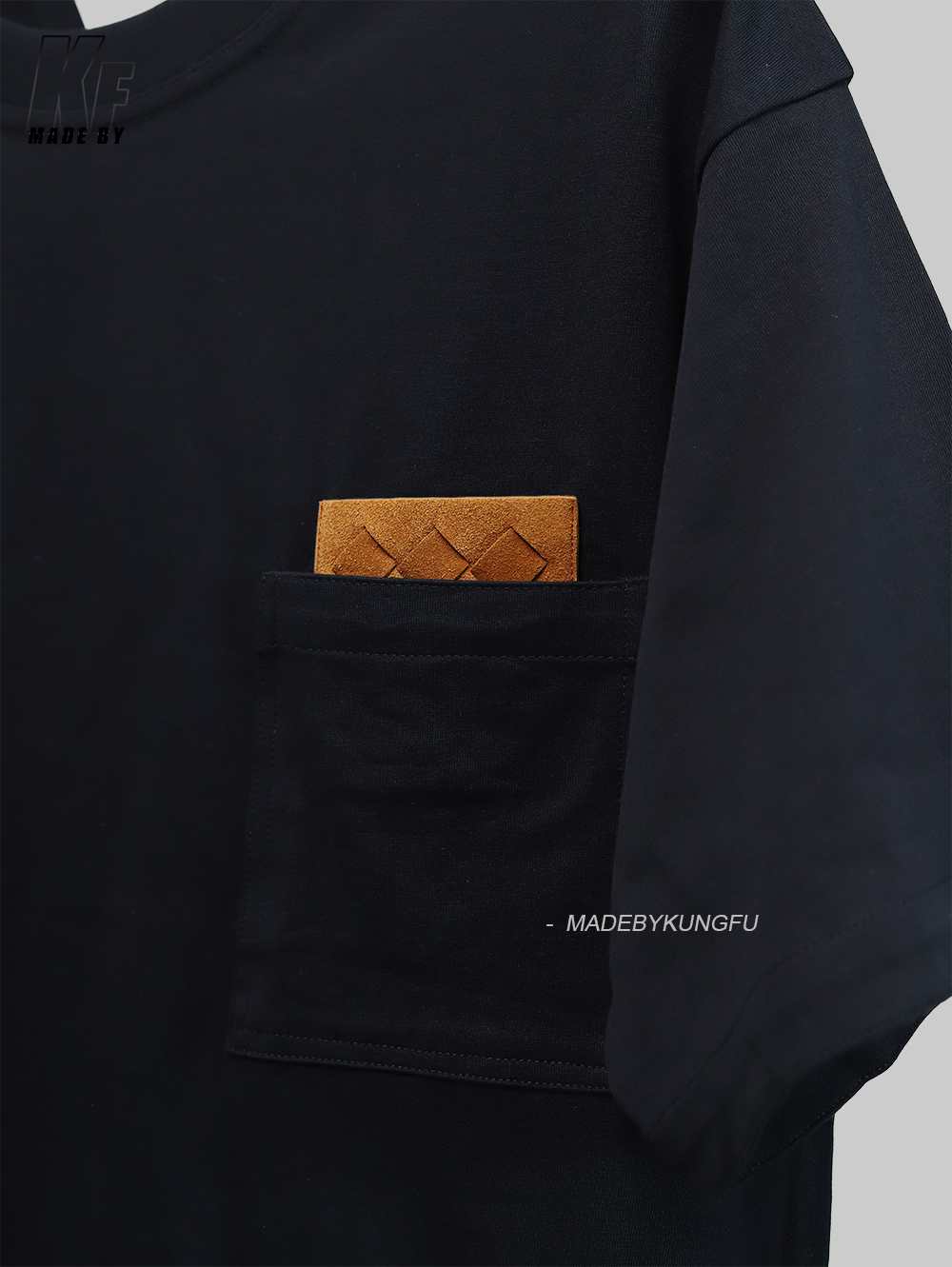 BV leather patch tee