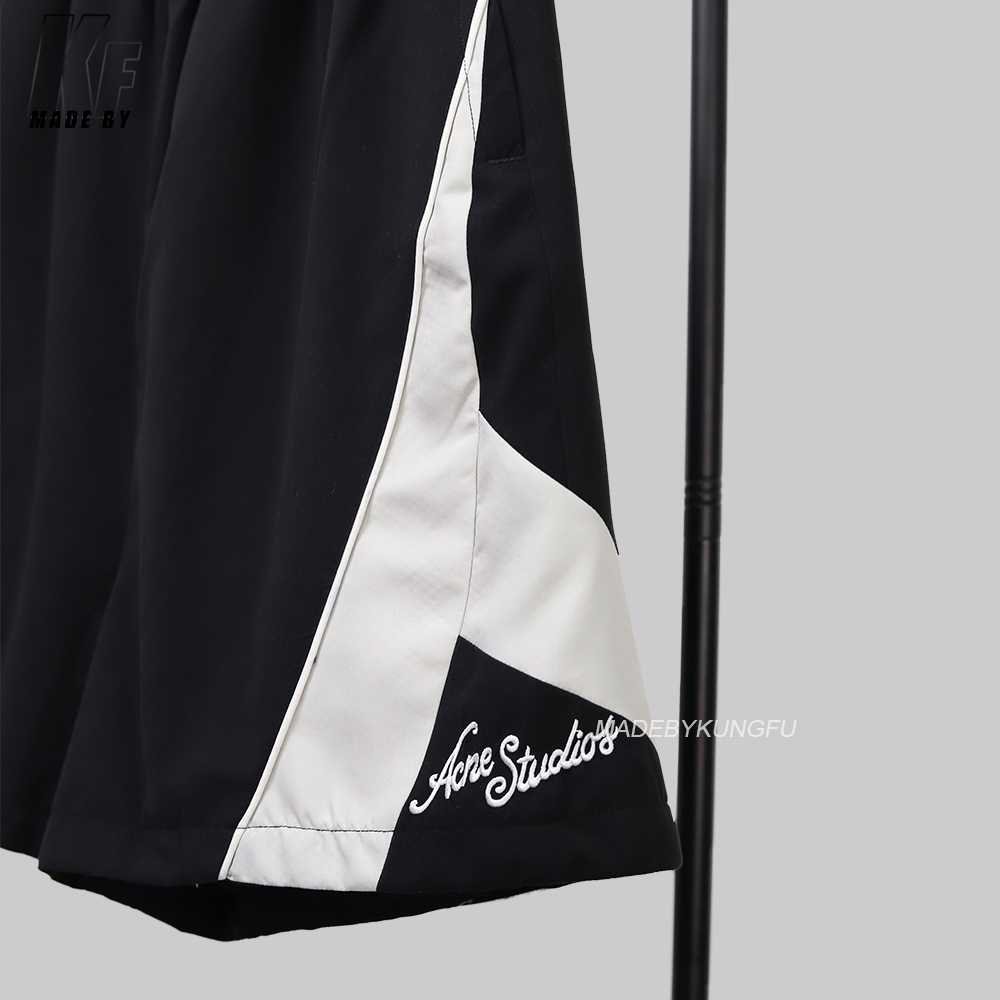 ACNE 3D Embroidered Splicing Shorts