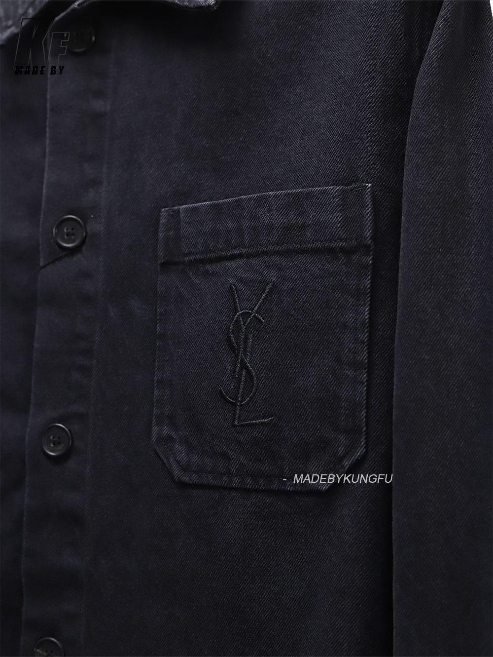 YSL denim shirt
