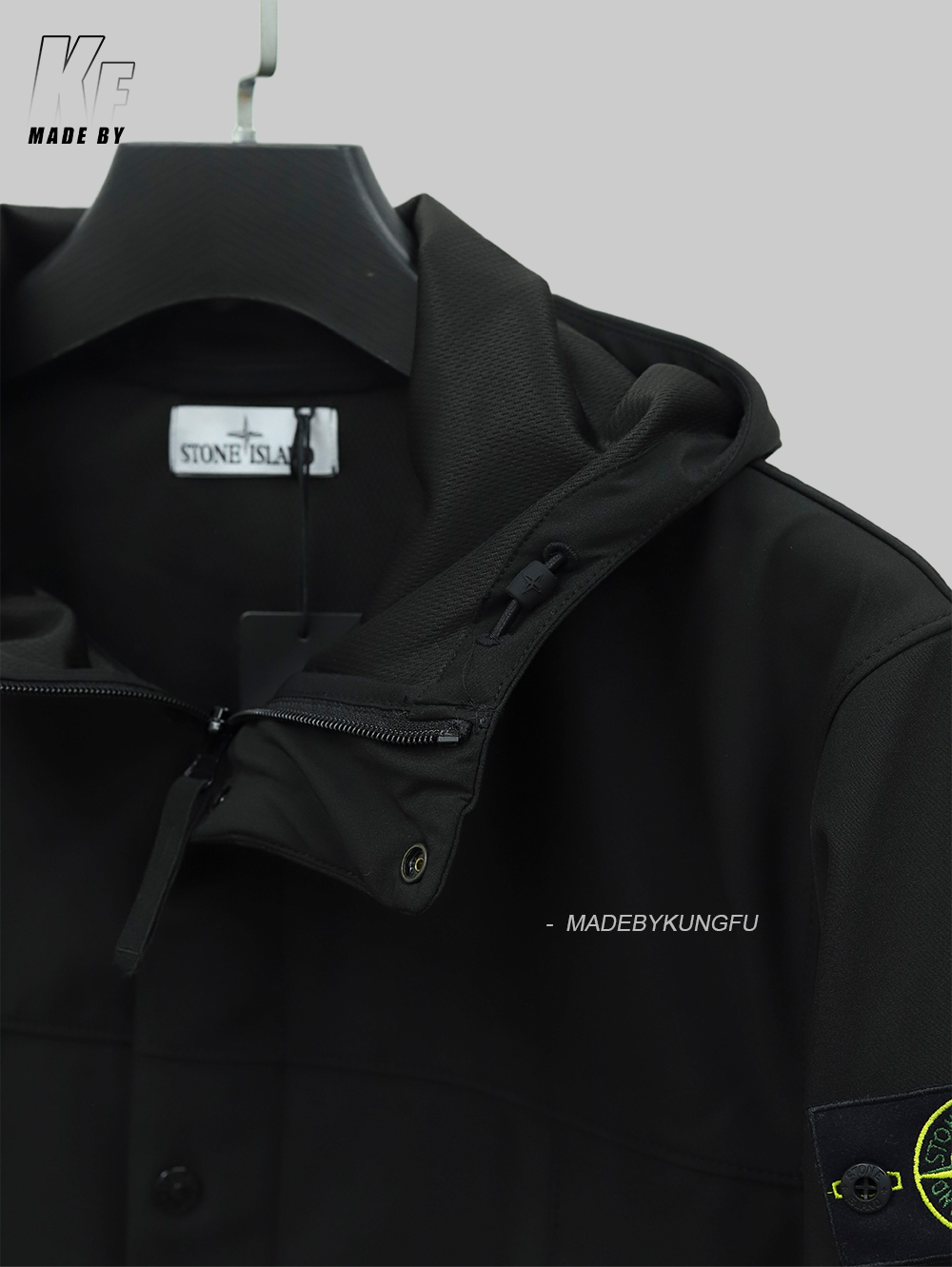 stone island冲锋夹克 黑色