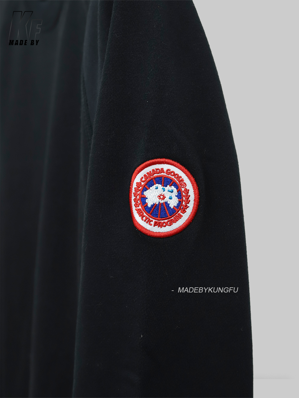 CanadaGoose大鹅圆领卫衣 黑色