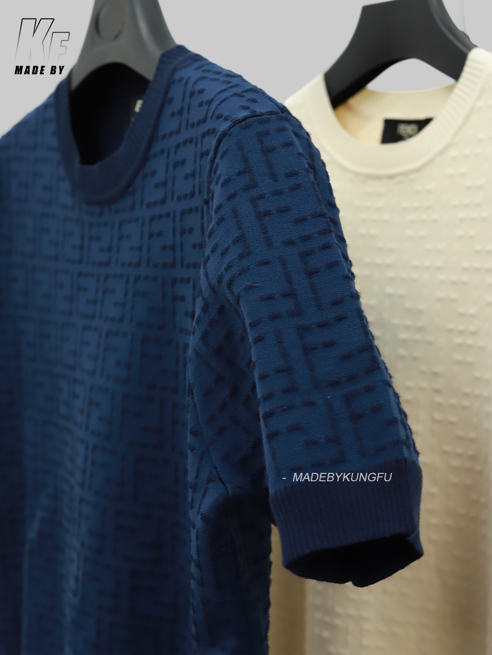 FE jacquard knitting tee