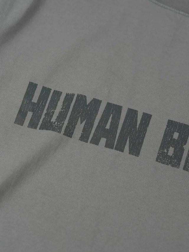 BLCG Letter printed round neck short sleeved shirt